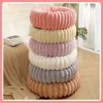 宠物床生产商-绒毛圆形可洗垫