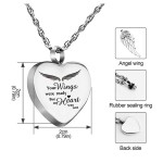 宠物骨灰项链供应商-心形瓮骨形纪念品