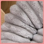 宠物床生产商-绒毛圆形可洗垫