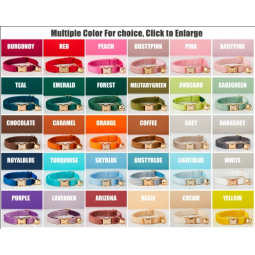 猫项圈生产商-天鹅绒雕刻金属扣