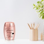 宠物纪念骨灰瓮厂家-玫瑰金密封