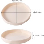 Reptile Food Bowl Factory - 4 Pack Plastic Worm Dish