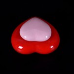 陶瓷宠物骨灰瓮生产商-心形纪念记忆盒