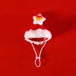 宠物圣诞服装厂家-针织围巾帽子套装