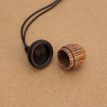 宠物纪念牌厂家-木质骨灰瓮项链定制