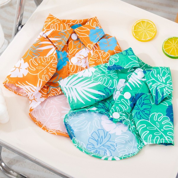 宠物T恤供应商-透气夏威夷夏季外套