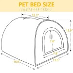 猫窝床供应商-豪华绒毛室内屋