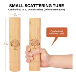 竹制撒放骨灰瓮供应商-可生物降解骨灰管