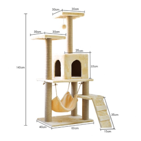 Pet Furniture Factory - Multi-level Cat Tree Scratching Post Tower Condo Indoor Supplies