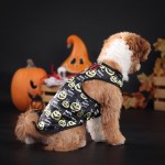 宠物万圣节裙厂家-南瓜裙狗服装衬衫派对猫狗裙