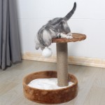 猫爬架厂家-小爬架抓板双层跳台