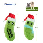 小毛绒玩具厂家-可定制圣诞绿色苦瓜软棉恐龙