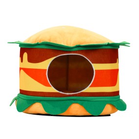 Pet Bed Supplier - Four Seasons Universal Deep Sleep Cat Bed Burger Pet Small Dog