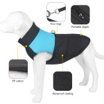 宠物冬季外套厂家-温暖加厚批发豪华防水幼犬背心夹克