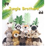 毛绒动物玩具厂家-工厂批发可定制森林动物玩具卡通野生动物