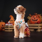 宠物万圣节裙厂家-南瓜裙狗服装衬衫派对猫狗裙