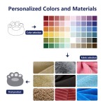 宠物床厂家-温暖睡眠猫窝软篮垫大号皮革狗床