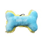 毛绒狗玩具厂家-热销彩色毛绒骨形咀嚼互动耐用