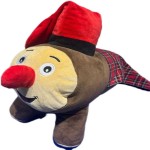 狗玩具厂家-时尚柔软可爱毛绒咀嚼发声磨牙清洁耐用