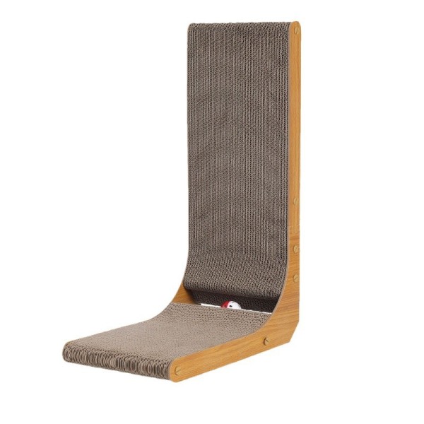 三角猫抓板厂家-室内猫抓板纸板带球加厚