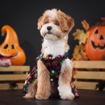 宠物万圣节服装厂家-蝙蝠南瓜裙狗服装衬衫派对猫裙