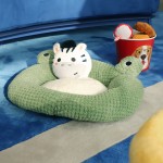 宠物床厂家-新款环保可爱青蛙宠物床猫屋沙发