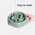 慢食碗厂家-批发高品质塑料骨形食物慢食器