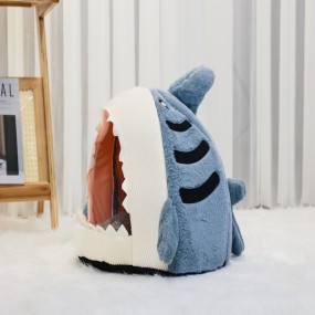 Plush Cat Nest Supplier - Shark Animal Shape Stuffed Plush Four Seasons Semi-closed Nest