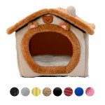 宠物床厂家-温暖舒适软床防滑底宠物屋洞穴