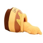 宠物床厂家-最优价格毛绒趣味蜜蜂蜜罐形毛绒猫窝洞穴