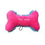 毛绒狗玩具厂家-热销彩色毛绒骨形咀嚼互动耐用