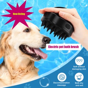 Electric Pet Brush Manufacturer - 2024 New 3 in 1 Electric Pet Spray Brush Waterproof
