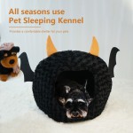 狗床厂家-可持续毛绒动物形狗床豪华便携沙发垫