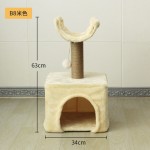 垂直猫抓柱厂家-豪华坚固剑麻抓柱训练玩具