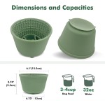 慢食碗厂家-批发可定制圆形蜂窝硅胶慢食碗