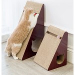 宠物抓板厂家-三角抓板屋瓦楞板磨爪