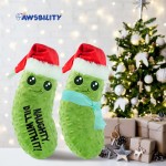 小毛绒玩具厂家-可定制圣诞绿色苦瓜软棉恐龙