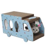 猫抓板厂家-可定制互动圆形抓板可折叠