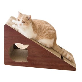 Pet Scratcher Manufacturer - Triangular Scratcher House Corrugated Board Claw Sharpening