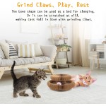 猫抓板厂家-工厂销售魔术风琴抓板可折叠圆形瓦楞