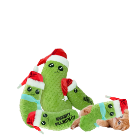 Small Plush Toys Manufacturer - Custom Christmas Green Bitter Melon Soft Cotton Dinosaur