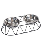 抬高狗碗供应商-不锈钢铜架