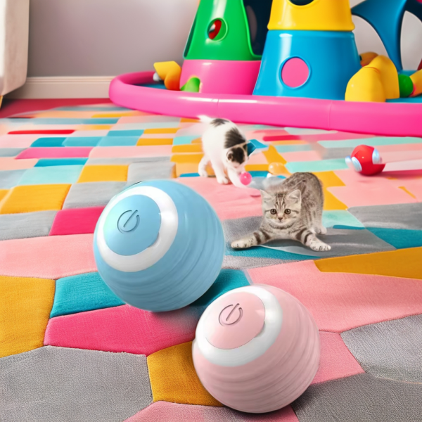 宠物互动玩具生产商-自动滚动魔术球