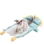 宠物降温垫厂家-恐龙鸭形透气