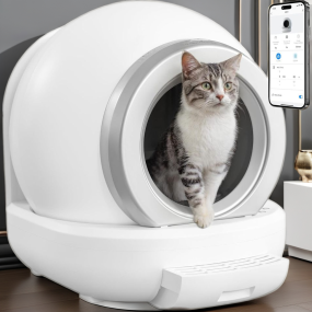 Smart Cat Litter Box Factory - App Controlled Self Cleaning