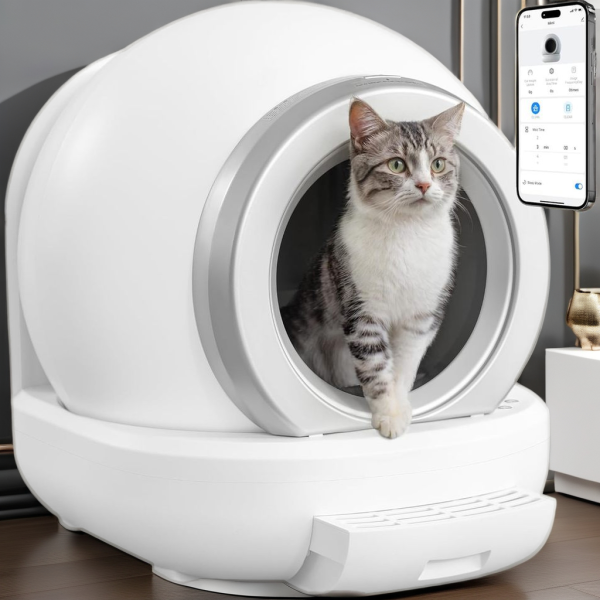 智能猫砂盆厂家-APP控制自清洁