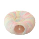 Cat Tunnel Bed Manufacturer - 2 in 1 Donut Self Warming