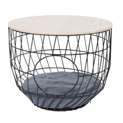 宠物咖啡桌生产商-升降台储物猫笼