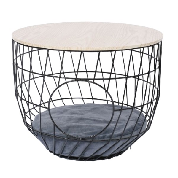 宠物咖啡桌生产商-升降台储物猫笼