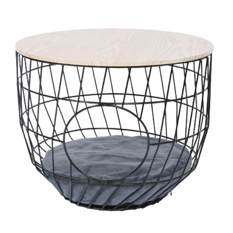 宠物咖啡桌生产商-升降台储物猫笼